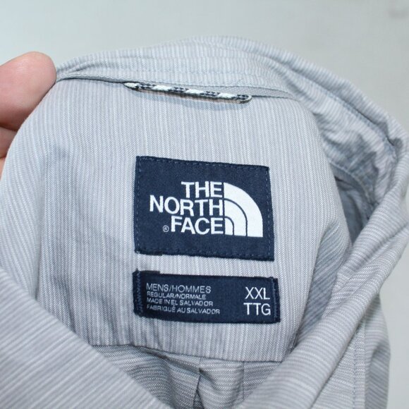 The North Face Men Gray Button Down Shirt Short Sleeve Casual Size XXL - Picture 8 of 9